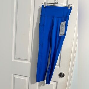 Lululemon Bright blue athletic leggings